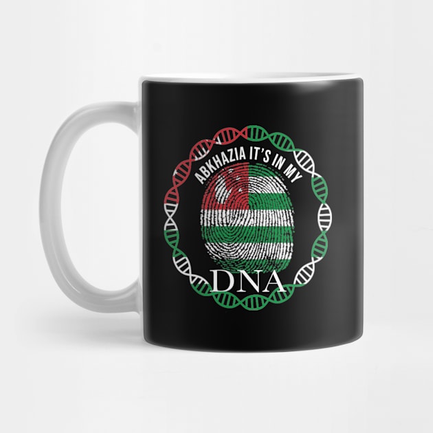 Abkhazia Its In My DNA - Gift for Abkhazian From Abkhazia by Country Flags